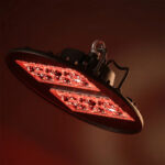 Luminária LED Hortidome 120W com alta eficiência e durabilidade para cultivo indoor profissional