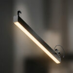 Luminária LED linear 120W, alta eficiência e IRC>90 para iluminação técnica de interiores profissionais