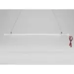 Luminária LED linear Klar 60 com IRC ≥ 90% e chip Nichia. Alta fidelidade de cores para fotografia, filmagem, ateliês, clínicas estéticas e varejo. 3000K, 4000K e 5000K. IP20. Fabricada em Botucatu, SP.