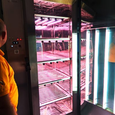 iluminação para câmara de crescimento