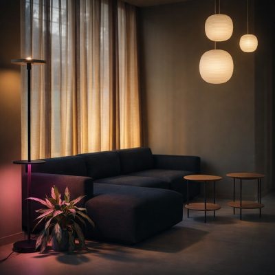 Luminária para plantas de interior