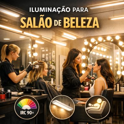 Iluminação para salão de beleza